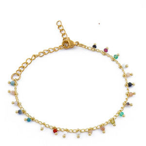 Multi Colored Beaded Bracelet